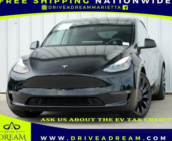 TESLA MODEL Y 2022 7SAYGDEF2NF493582 image